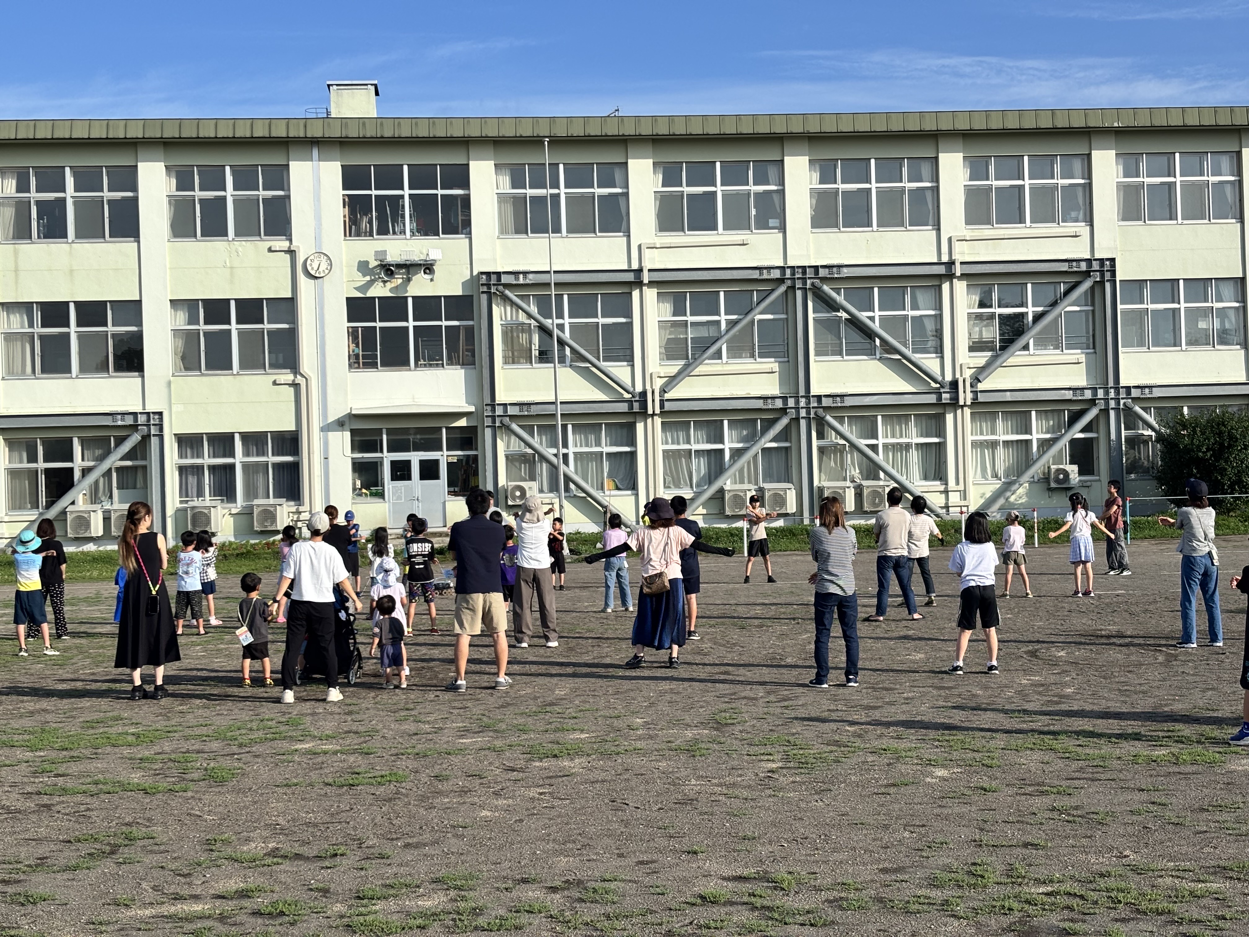 ラジオ体操お疲れさまでした！